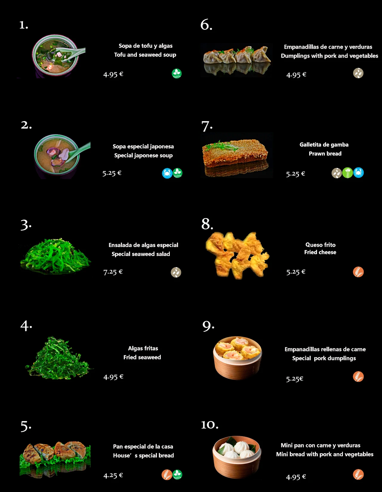 Shan Oriental Menu
